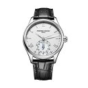 フレデリックコンスタント 腕時計 Frederique Constant FC-285S5B6 ウォッチ メンズ 男性用 Frederique Constant Men's Horological Smart Watch Stainless Steel Swiss-Quartz Leather Calfskin Strap, Silver, 21 (Model: FC-285S5B6)