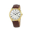 フレデリックコンスタント 腕時計 Frederique Constant FC-259WR5B5 ウォッチ メンズ 男性用 Frederique Constant Men's Classic Yellow Gold Leather Strap Watch FC259WR5B5
