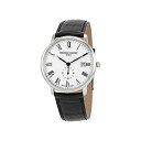 フレデリックコンスタント 腕時計 Frederique Constant FC245WR5S6 ウォッチ メンズ 男性用 Frederique Constant Slimline White Dial Leather Strap Men's Watch FC-245WR5S6
