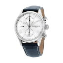 フレデリックコンスタント 腕時計 Frederique Constant FC-392MS5B6 ウォッチ メンズ 男性用 Frederique Constant Silver Dial Blue Leather Strap Men's Watch FC392MS5B6