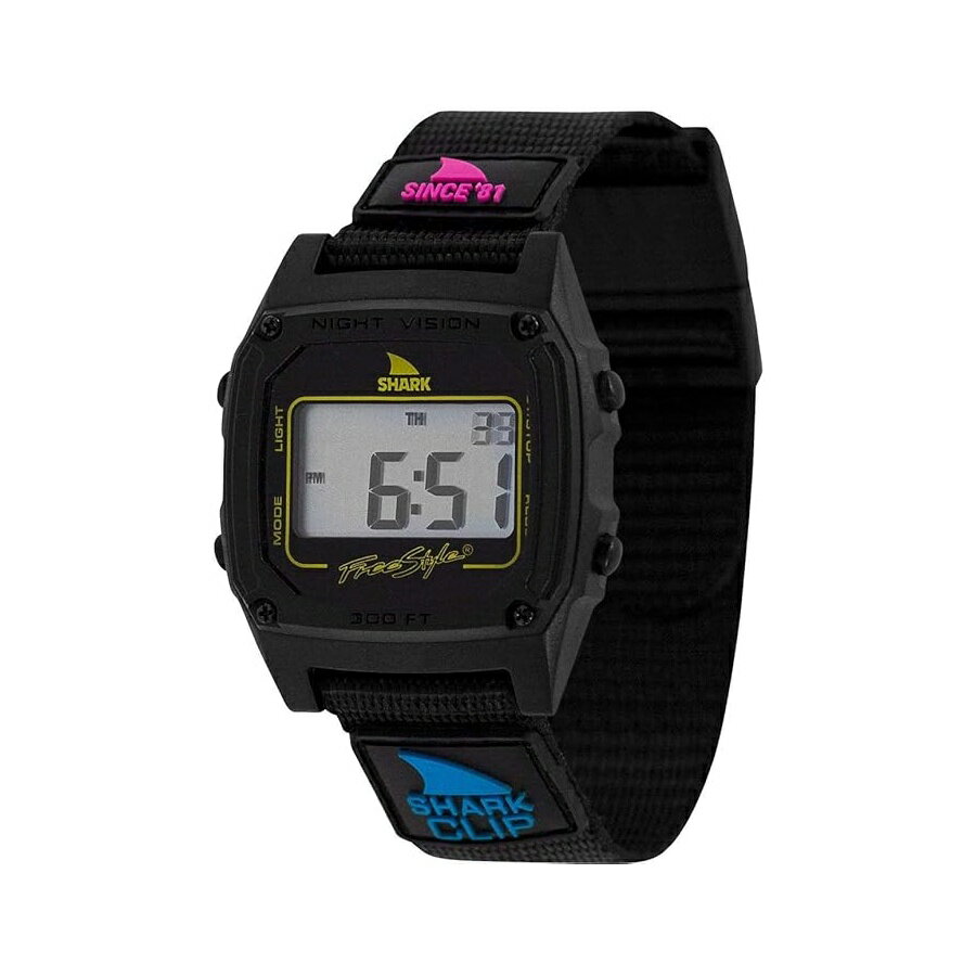 フリースタイル Freestyle Shark Classic Clip Since '81 Primary Black Unisex Watch FS101006 Freestyle Shark Classic Clip Since '81 Primary Black Unisex Watch FS101006