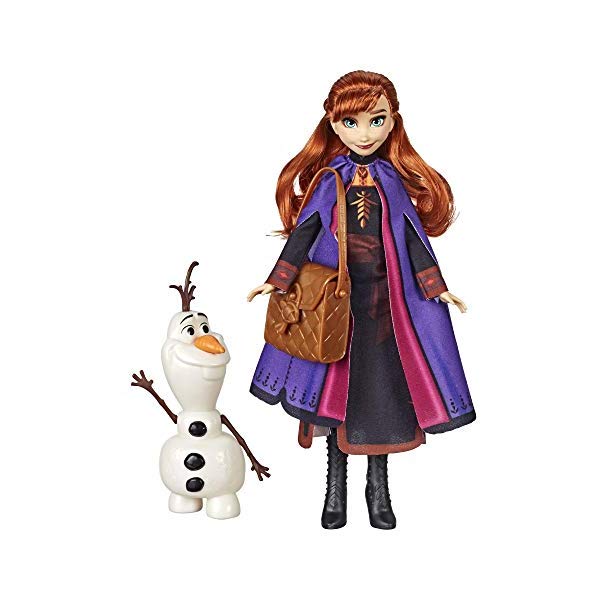 AiƐ̏2 Ai It  l` h[ tBMA fBYj[ Disney Frozen Anna Doll with Buildable Olaf Figure Backpack Accessory, Inspired by Movie