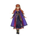 アナと雪の女王2 アナ おもちゃ 人形 ドール フィギュア ディズニー Disney Frozen Singing Anna Fashion Doll with Music Wearing Purple Dress Inspired by 2, Toy for Kids Years Up