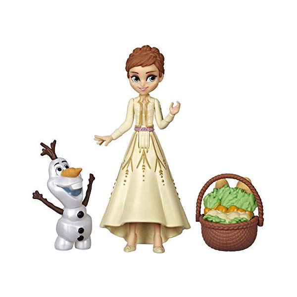 アナと雪の女王2 アナ オラフ おもちゃ 小さい 人形 スモールドール フィギュア ディズニー Disney Frozen Anna Olaf Small Dolls with Basket Accessory Inspired by The Frozen Movie