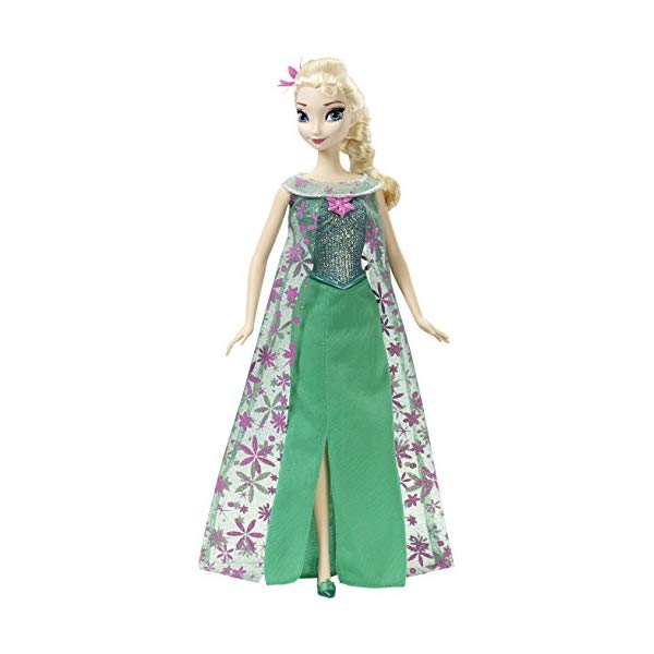 アナと雪の女王 エルサ 歌う おもちゃ 人形 ドール フィギュア ディズニー Disney Frozen Fever Singing Elsa Doll 人気の アナと雪の女王 商品はこちら ■海外より直輸入品となりますので、外箱に小傷・破れ等がある場合がございます。 　本体には影響ございませんので、予めご容赦ください。 ■携帯からの注文の際【納期目安】が表示されない場合もございます。 　納期の表示が確認出来ない商品に関しましては、お手数ですが、PCページより【納期目安】の確認をお願いします。 　また、携帯からのご注文のお客様は携帯電話の受信設定（フィルター）を必ずご確認下さいますようお願いいたします。アナと雪の女王 エルサ 歌う おもちゃ 人形 ドール フィギュア ディズニー Disney Frozen Fever Singing Elsa Doll メーカー Disney 商品名 Disney Frozen Fever Singing Elsa Doll パッケージサイズ(cm) 20.3 × 5.6 × 32.5 重量(g) 323 詳細 ・Sing along with Elsa from Disney’s Frozen! ・Elsa will break out in her signature song from the new Frozen short Frozen Fever, “Making Today A Special Day”, by pressing the flower button on her bodice ・As the music plays, kids can re-live the celebratory moments from Anna’s very special birthday ・Elsa personifies springtime wearing a pink floral dress with glitter cape and delicate flower in her hair ・Includes 1 singing Elsa doll ◆ 様々なギフトシーンにぴったりの商品を豊富に取り揃えております ◆プレゼント　ギフト　クリスマス　母の日　父の日　記念日　誕生日　お誕生日　誕生日プレゼント　敬老の日　記念品　結婚記念日　メモリアルギフト　お祝い　出産祝い　結婚式　結婚祝い　御祝　披露宴　引き出物　引出物　ウェディングギフト　ブライダルギフト　景品　賞品　コンペ景品　ゴルフコンペ　粗品　お中元　御中元　お歳暮　御歳暮　残暑見舞い　引越し　引っ越し祝い　引越し祝い　贈答品　入園祝い　入学祝い　卒業祝い　成人式　就職祝い　昇進祝い　定年退職記念　還暦祝い　卒業記念品　内祝　お返し　お礼　御礼　お祝い返し