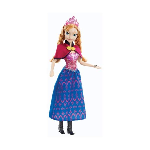 アナと雪の女王 アナ 歌う 光る おもちゃ 人形 ドール フィギュア ディズニー Disney Frozen Musical Magic Anna Doll 人気の アナと雪の女王 商品はこちら ■海外より直輸入品となりますので、外箱に小傷・破れ等がある場合がございます。 　本体には影響ございませんので、予めご容赦ください。 ■携帯からの注文の際【納期目安】が表示されない場合もございます。 　納期の表示が確認出来ない商品に関しましては、お手数ですが、PCページより【納期目安】の確認をお願いします。 　また、携帯からのご注文のお客様は携帯電話の受信設定（フィルター）を必ずご確認下さいますようお願いいたします。アナと雪の女王 アナ 歌う 光る おもちゃ 人形 ドール フィギュア ディズニー Disney Frozen Musical Magic Anna Doll メーカー Mattel 商品名 Disney Frozen Musical Magic Anna Doll パッケージサイズ(cm) 22.9 × 6.1 × 32.5 重量(g) 301 詳細 ・Inspired by the hit new Disney animated film, Frozen ・Girls will love reenacting their favorite scenes from the movie ・Anna is featured in a glittery, glamorous fashion iconic to the film ・Hold her hand and Anna will magically light up and play enchanting music ・Award winner of The 2014 TimetoPlayMag.com Most Wanted Toy List ◆ 様々なギフトシーンにぴったりの商品を豊富に取り揃えております ◆プレゼント　ギフト　クリスマス　母の日　父の日　記念日　誕生日　お誕生日　誕生日プレゼント　敬老の日　記念品　結婚記念日　メモリアルギフト　お祝い　出産祝い　結婚式　結婚祝い　御祝　披露宴　引き出物　引出物　ウェディングギフト　ブライダルギフト　景品　賞品　コンペ景品　ゴルフコンペ　粗品　お中元　御中元　お歳暮　御歳暮　残暑見舞い　引越し　引っ越し祝い　引越し祝い　贈答品　入園祝い　入学祝い　卒業祝い　成人式　就職祝い　昇進祝い　定年退職記念　還暦祝い　卒業記念品　内祝　お返し　お礼　御礼　お祝い返し