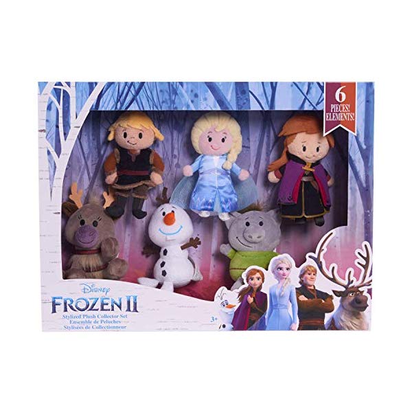 アナと雪の女王2 エルサ アナ クリストフ オラフ スヴェン トロール ぬいぐるみ セット フィギュア 人形 ドールおもちゃ グッズ Disney Frozen...