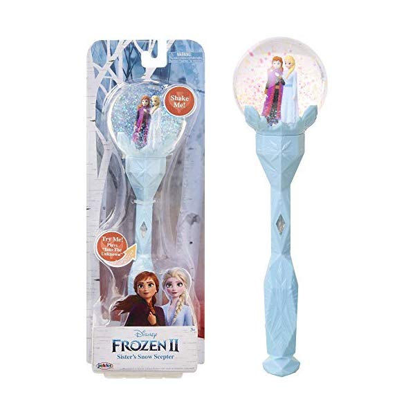 アナと雪の女王2 エルサ ミュージカル スノードーム イントゥジアンノウン おもちゃ グッズ Frozen 2 Sisters Musical Snow Wand Costume Prop Scepter, Plays Into The Unknown Perfect for Child Costume Accessory, Role Play, Dress Up or Halloween Party