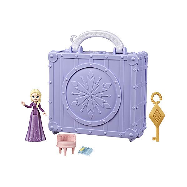 アナと雪の女王2 エルサ エルサ 部屋 持ち運び お出かけ プレイセット おもちゃ グッズ Disney Frozen Pop Adventures Elsa s Bedroom Pop-Up Playset with Handle Including Elsa Doll Diary …