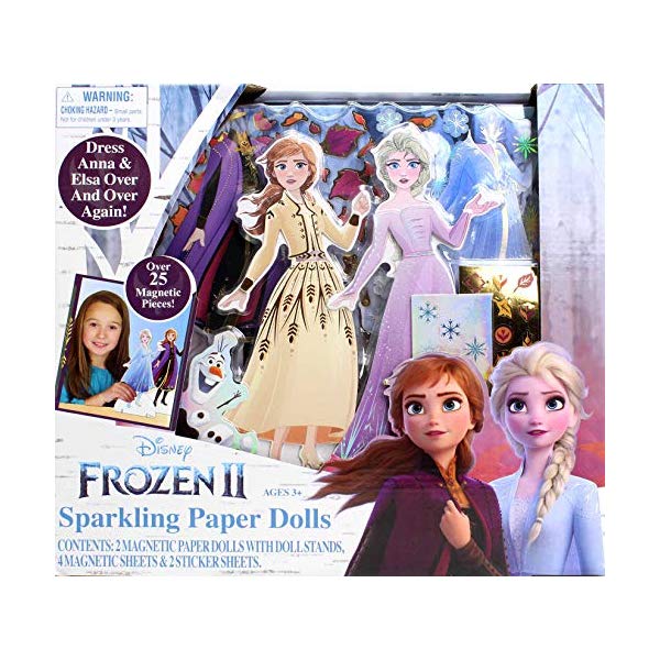 アナと雪の女王2 エルサ アナ 着せ替え ペーパードール おもちゃ グッズ Frozen 2 Sparkling Paper Dolls
