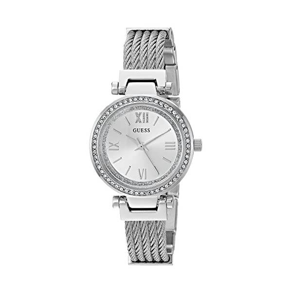 NIXON - ゲス 腕時計 GUESS U1009L1 レディース 女性用 ウォッチ 時計 GUESS Women's Quartz Watch with Stainless-Steel Strap