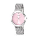 QX rv GUESS U1197L3 EHb` v GUESS Stainless Steel Mesh Bracelet Watch with Pink Genuine Diamond Dial. Color: Silver-Tone (Model: U1197L3)