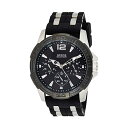 ゲス 腕時計 GUESS U0366G1 ウォッチ 時計 GUESS Black Stainless Steel Stain Resistant Silicon...
