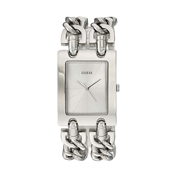 ゲス 腕時計 GUESS U1117L1 レディース 女性用 ウォッチ 時計 GUESS Women's U1117L1 人気の GUESS 商品はこちら ■海外より直輸入品となりますので、外箱に小傷・破れ等がある場合がございます。 　本体には影響ございませんので、予めご容赦ください。 ■携帯からの注文の際【納期目安】が表示されない場合もございます。 　納期の表示が確認出来ない商品に関しましては、お手数ですが、PCページより【納期目安】の確認をお願いします。 　また、携帯からのご注文のお客様は携帯電話の受信設定（フィルター）を必ずご確認下さいますようお願いいたします。ゲス 腕時計 GUESS U1117L1 レディース 女性用 ウォッチ 時計 GUESS Women's U1117L1 ブランドGUESS製品型番U1117L1パート ナンバーU1117L1形状Rectangleウィンドウ素材Mineralディスプレイ タイプAnalogクラスプ(留金)Jewelry クラスプ(留金)Metal stampno-metal-stamp (Fashion only)ケース素材Stainless Steelケース直径44.7 millimetersケース厚8.6 millimetersバンド素材Stainless SteelバンドサイズWomen's Standardバンド幅25.5 millimetersバンドカラーSilverダイヤルカラーSilverベゼル素材Stainless Steelベゼル機能Stationary重さ3.6 OuncesムーブメントJapanese Quartz防水機能100 Feet ◆ 様々なギフトシーンにぴったりの商品を豊富に取り揃えております ◆プレゼント　ギフト　クリスマス　母の日　父の日　記念日　誕生日　お誕生日　誕生日プレゼント　敬老の日　記念品　結婚記念日　メモリアルギフト　お祝い　出産祝い　結婚式　結婚祝い　御祝　披露宴　引き出物　引出物　ウェディングギフト　ブライダルギフト　景品　賞品　コンペ景品　ゴルフコンペ　粗品　お中元　御中元　お歳暮　御歳暮　残暑見舞い　引越し　引っ越し祝い　引越し祝い　贈答品　入園祝い　入学祝い　卒業祝い　成人式　就職祝い　昇進祝い　定年退職記念　還暦祝い　卒業記念品　内祝　お返し　お礼　御礼　お祝い返し