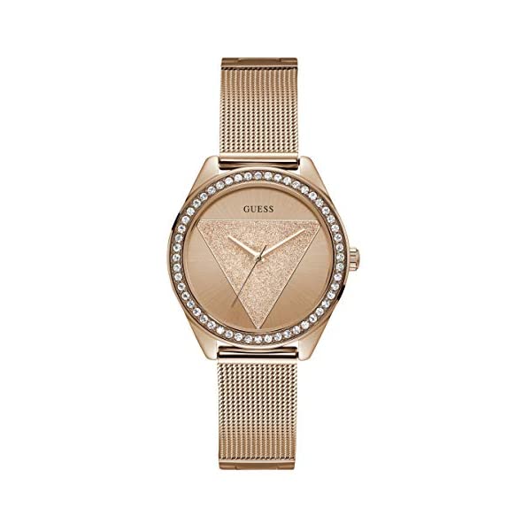 ゲス 腕時計 GUESS W1142L4 レディース 女性用 ウォッチ 時計 GUESS Women's Year-Round Quartz Watch with Stainless Steel Strap, Rose Gold, 16 (Model: W1142L4)
