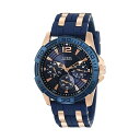 ゲス 腕時計 GUESS U0366G4 ウォッチ 時計 GUESS Comfortable Blue Stain Resistant Silicone + R...