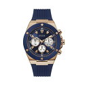 QX rv GUESS GW0057G2 Y jp EHb` v GUESS Men's Stainless Steel Analog Quartz Watch with Silicone Strap, Blue, 22 (Model: GW0057G2)