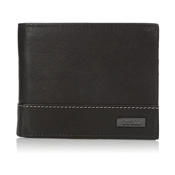 ���� �ӻ��� GUESS 91-8332 ��� ������ ���� ������å� GUESS Men's Leather Slim Bifold Wallet