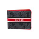 QX rv GUESS 31GU130053 Y jp z EHbg GUESS Men's Leather Slim Bifold Wallet