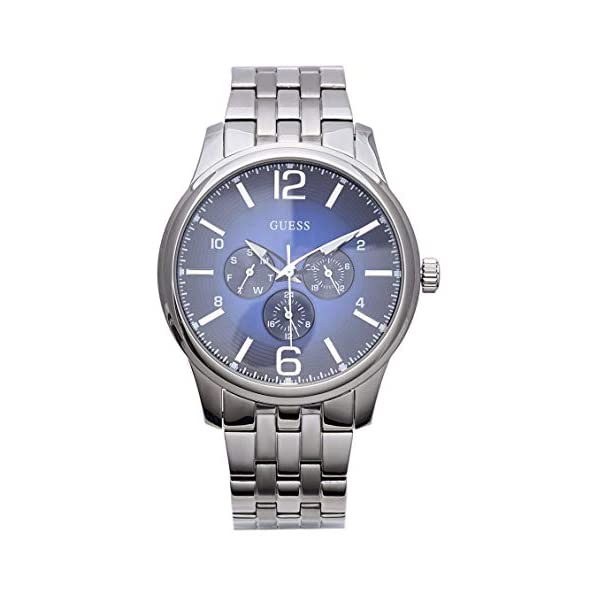  ӻ GUESS 13518195   å  GUESS Factory Men's Silver-Tone Multifunction Watch, NS