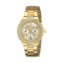 QX rv GUESS U0111L2 fB[X p EHb` v GUESS Women's U0111L2 Sparkling Hi-Energy Mid-Size Gold-Tone Watch