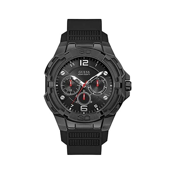 NIXON - ゲス 腕時計 GUESS W1254G2 メンズ 男性用 ウォッチ 時計 Guess Mens Multi Dial Watch Genesis with Silicone Strap