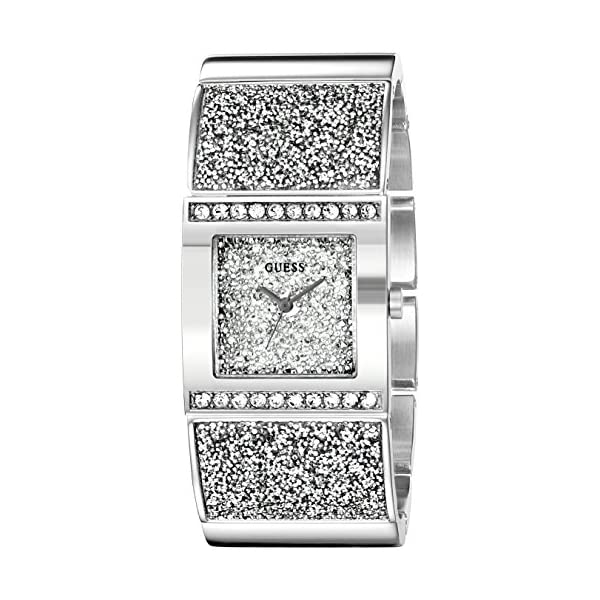 ゲス 腕時計 GUESS U0650L1 レディース 女性用 ウォッチ 時計 GUESS Women's U0650L1 Sparkling Silver-Tone Watch with Self-Adjsutable Bracelet