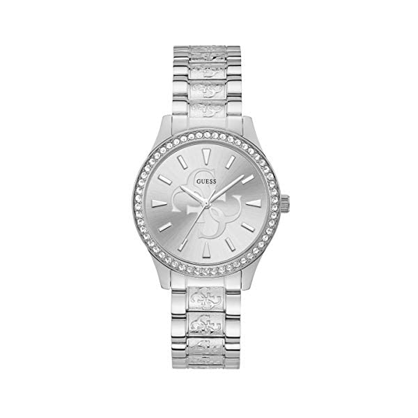 ゲス 腕時計 GUESS W1280L1 レディース 女性用 ウォッチ 時計 GUESS Women's 38mm Steel Bracelet & Case Quartz Silver-Tone Dial Analog Watch W1280L1