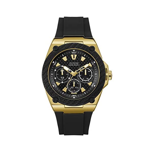 ゲス 腕時計 GUESS W1049G5 メンズ 男性用 ウォッチ 時計 Guess Legacy Mens Analog Quartz Watch with Silicone Bracelet W1049G5