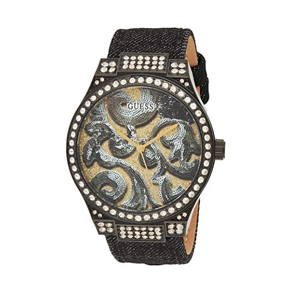 ゲス 腕時計 GUESS W0844L1 レディース 女性用 ウォッチ 時計 Guess Baroque Womens Analog Quartz Watch with Synthetic Leather Bracelet W0844L1