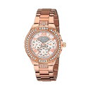 QX rv GUESS U0111L3 fB[X p EHb` v GUESS Women's U0111L3 Sparkling Hi-Energy Mid-Size Rose Gold-Tone Watch