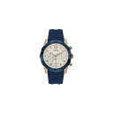 QX rv GUESS W0864G5 Y jp EHb` v Guess Watches Men's Guess Men's Blue-Rose Gold-White Watch