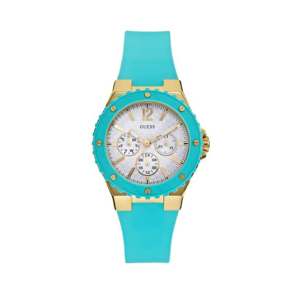 ゲス 腕時計 GUESS U0149L3 レディース 女性用 ウォッチ 時計 GUESS Women's U0149L3 Turquoise and Gold-Tone Feminine Sport Watch