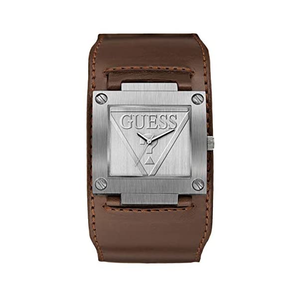 ゲス 腕時計 メンズ 男性用 GUESS W1166G1 時計 ウォッチ Guess Inked Silver Dial Men's Watch W1166G1