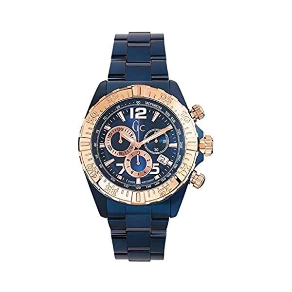 ゲス 腕時計 メンズ 男性用 GUESS Y02008G7 時計 ウォッチ Guess Y02008G7 Men's Sport Racer Blue Steel Bracelet Chrono Watch