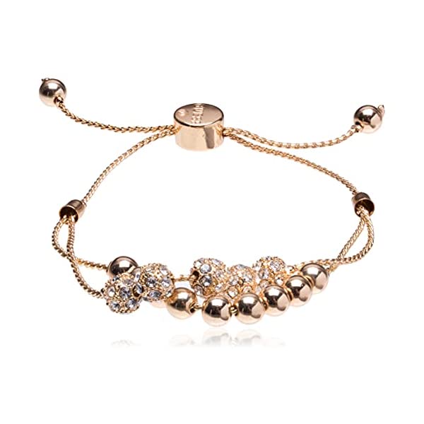 ゲス ブレスレット バングル レディース 女性用 アクセサリー グッズ GUESS 433100-21 GUESS Womens Double Row Round Bead and Fireball Slider Bracelet