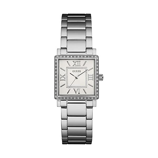 ゲス ゲス 腕時計 レディース 女性用 GUESS W0827L1 時計 ウォッチ GUESS W0827L1,Ladies Dress,Stainless Steel,Silver-Tone,Crystal Accented Bezel,30m WR