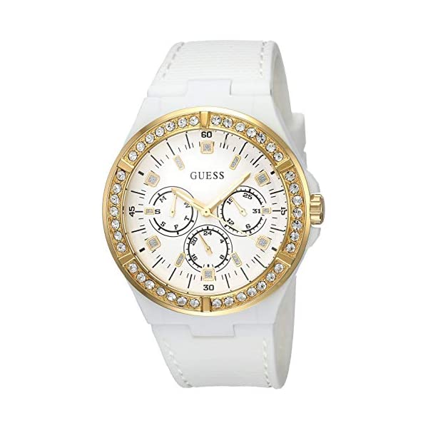 ゲス 腕時計 GUESS W1093L1 時計 ウォッチ GUESS Factory White Rhinestone Sport Watch