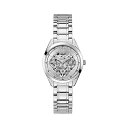 QX rv GUESS GW0253L1 v EHb` GUESS Women Quartz Watch with Stainless Steel Strap, Silver, 16 (Model: GW0253L1)