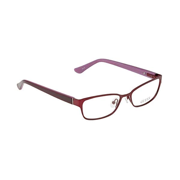 QX TOX Kl ዾ GUESS GU2515 Guess GU 2515 070 50mm Matte Bordeaux Eyeglasses