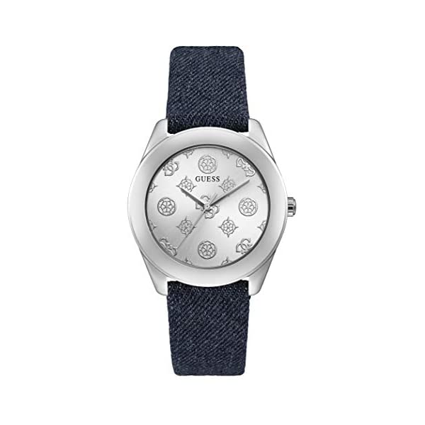 ゲス 腕時計 レディース 女性用 GUESS GW0228L1 時計 ウォッチ GUESS Women's Stainless Steel Quartz Watch with Leather Strap, Blue, 12 (Model: GW0228L1)