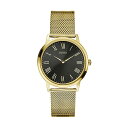 ゲス 腕時計 メンズ 男性用 GUESS W0406G6 時計 ウォッチ GUESS W0406G6,Men's Dress,Stainless Steel,Gold-Tone,Black Dial,WR(2)
