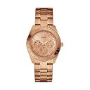 QX rv fB[X p GUESS W13101L1 v EHb` GUESS W13101L1 Women's Dress Elegant,Stainless Steel Case & Bracelet,Rose Gold Tone,Multifunction Dial,Date,50m WR