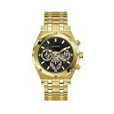 QX rv GUESS GW0260G2 v EHb` Gold-Tone Multifunction Watch