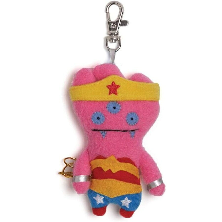 ガンド アグリードール DC コミックス-ワンダーウーマン バックパック クリップ Uglydoll DC Comics-Wonderwoman Backpack Clip
