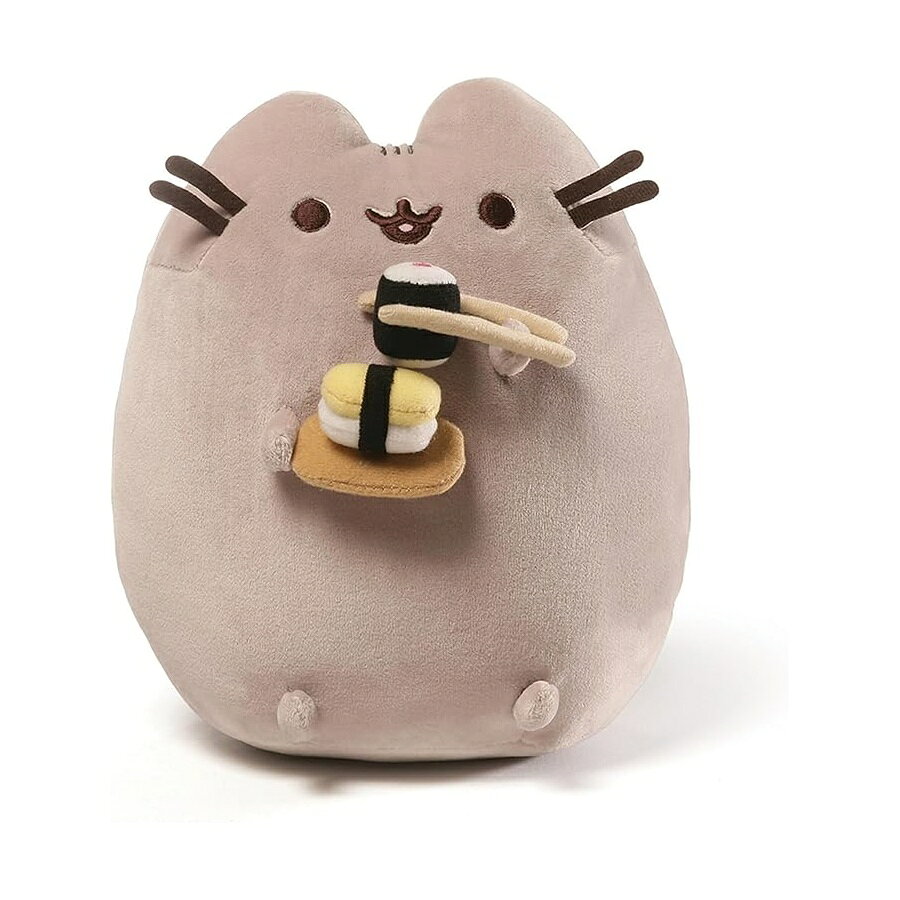 ガンド プシーン スナック可能な寿司ぬいぐるみ 対象年齢 8 歳以上 9.5 インチ グレー GUND Pusheen Snackable Sushi Plush, Stuffed Animal for Ages 8 and Up, 9.5”, Gray