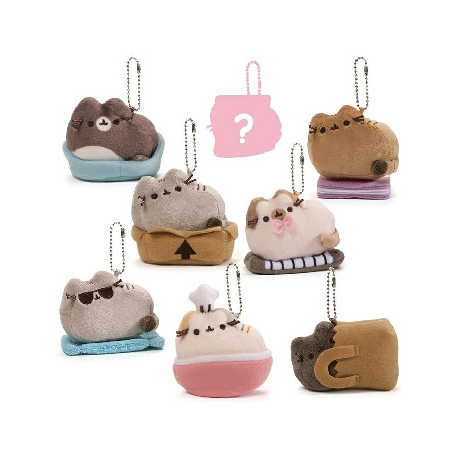 乐天商城 - ガンド プシーン サプライズ・シリーズ #3 猫が座る場所のぬいぐるみ Gund Pusheen Surprise Series #3 Places Cats Sit Plush