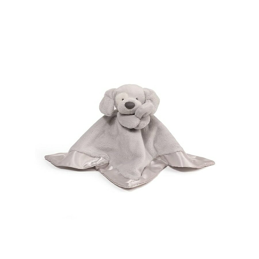 Rakuten - ガンド イヌ 犬 ぬいぐるみ ブランケット グレー Baby GUND Spunky Dog Lovey Stuffed Animal Plush Blanket, Gray