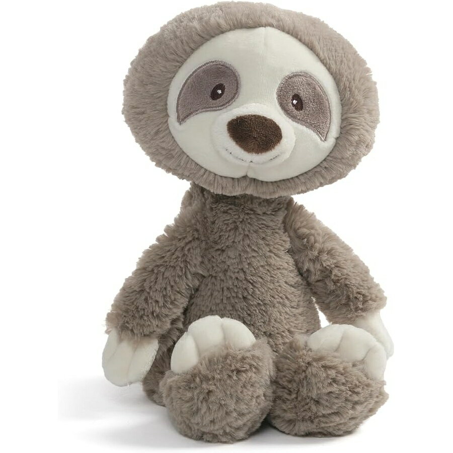 ガンド ベビー コレクション リース ナマケモノ ぬいぐるみ グレーとブラウン 12 インチ Baby GUND, Lil’ Luvs Collection Reese Sloth Plush Stuffed Animal, Gray and Brown, 12”
