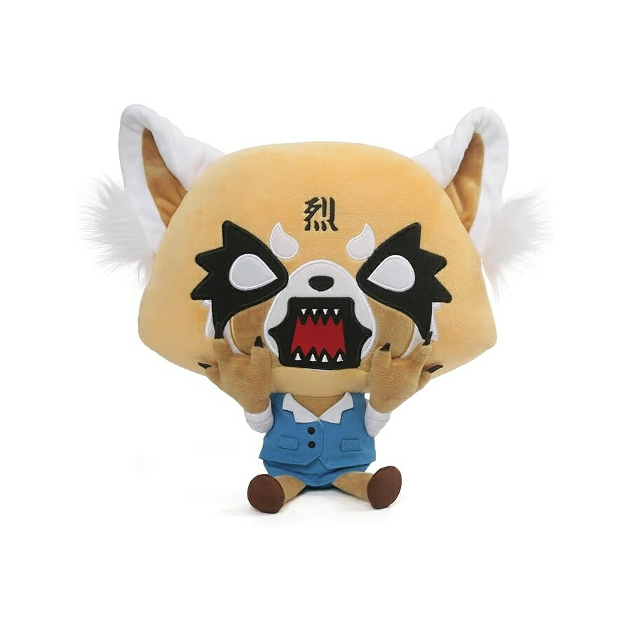 ガンド サンリオ アグレッシブ烈子 レイジ ぬいぐるみ レッサーパンダ Netflix オリジナル 7インチ GUND Sanrio Aggretsuko Rage Plush Stuffed Animal Red Panda Netflix Original, 7"